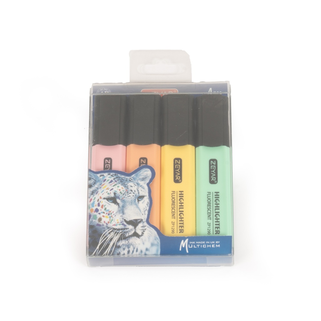 طقم اقلام هاي لايت4 قلم 2090-4