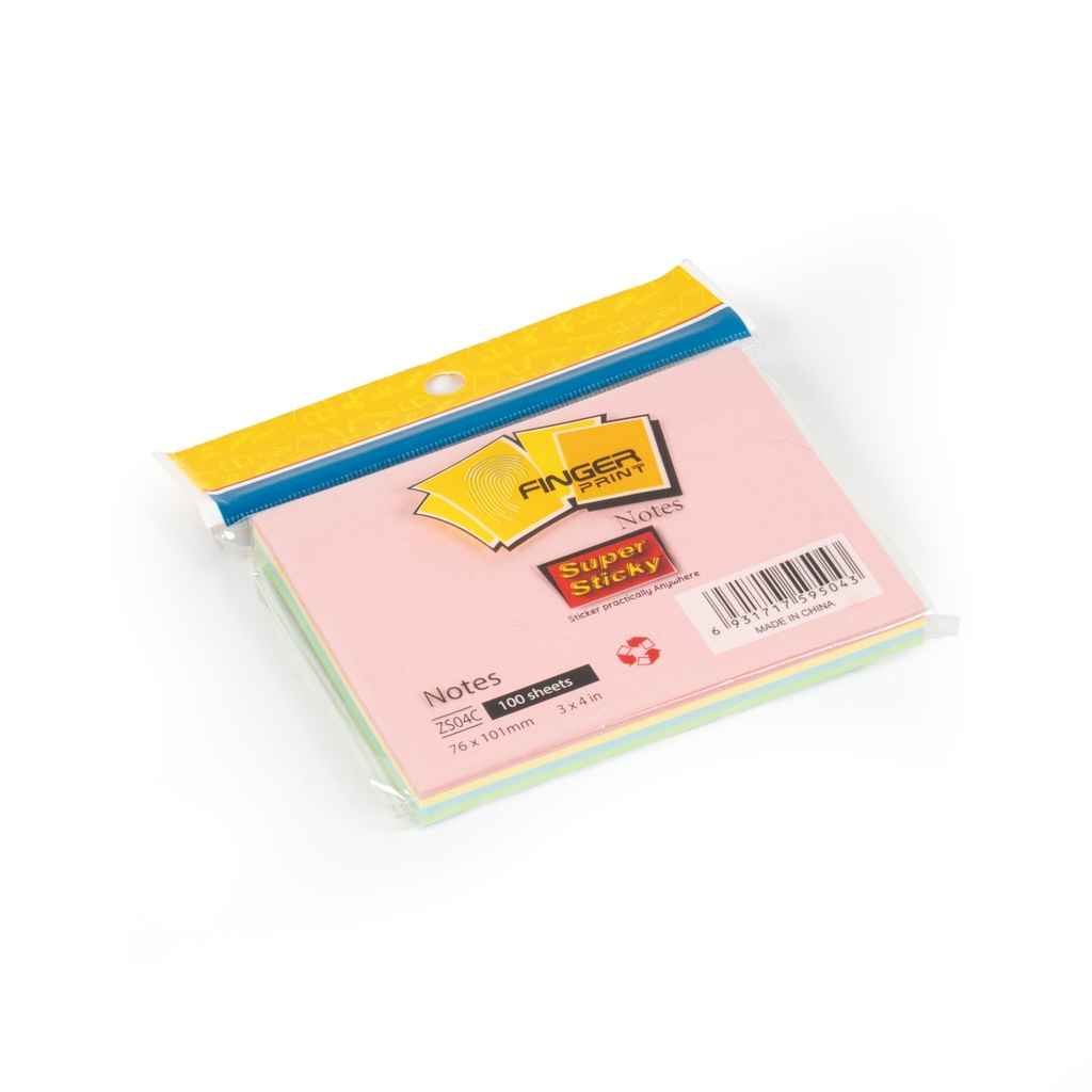 ورق ملاحظات طبقات فسفوري 4*3 ZS-04C