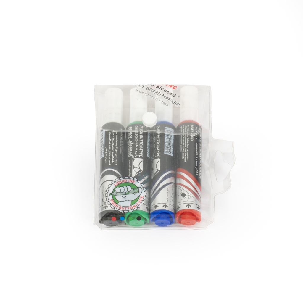 اقلام سبورة ماكس 4 الوان