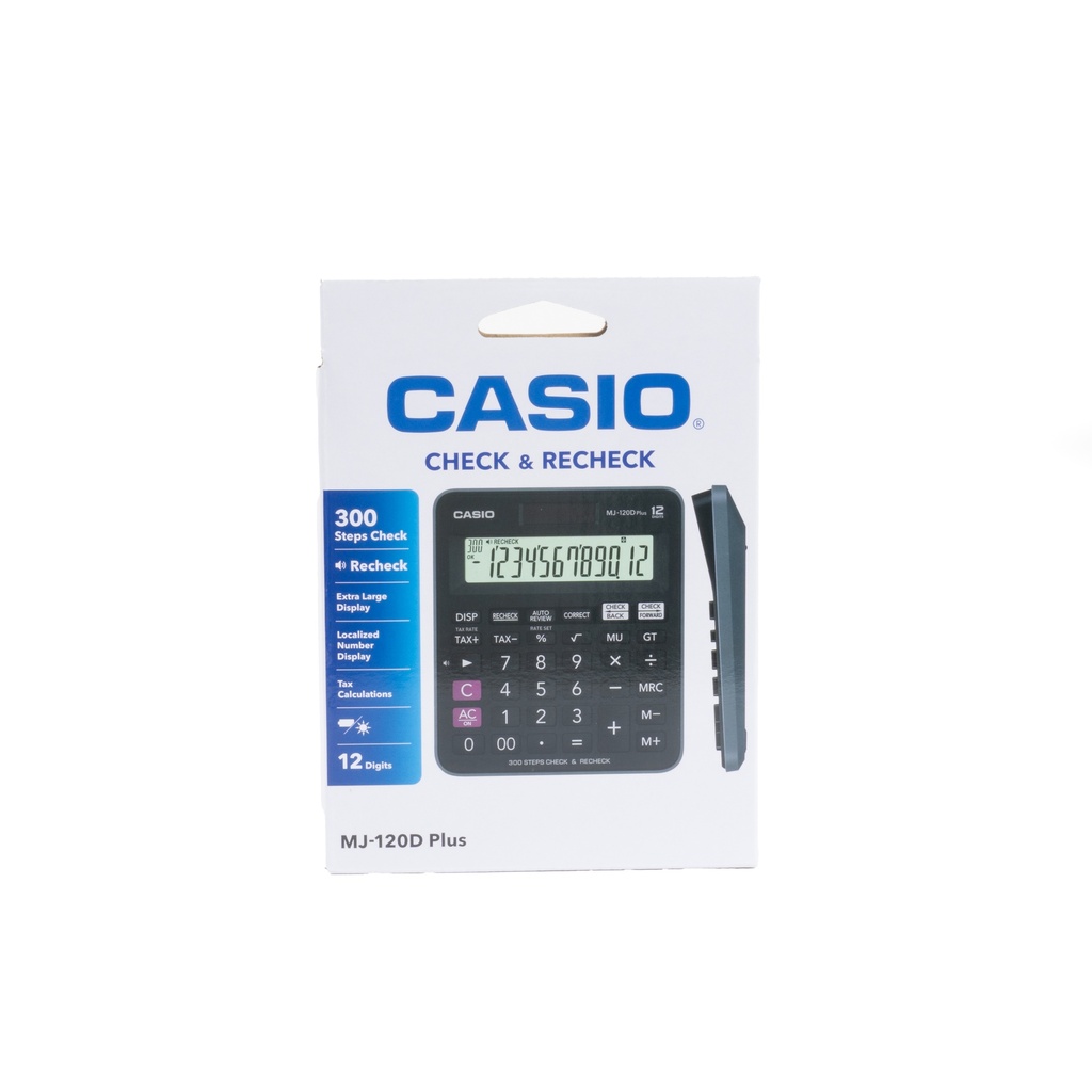 DJ-120DPLUS-W-DP آلة حاسبة مكتبية اسود