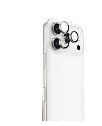 اميزنج ايفون 17 برو 6.3 / 17 برو ماكس 6.9 AR3 عدسة زجاج (اللون : فضي) 