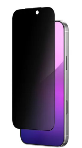 أميزينج - ثينج واقي شاشة ثلاثي أبعاد بتغطية كاملة بفلتر غبار و تقنية حماية الخصوصية لهاتف أيفون 17 برو لون باهت 