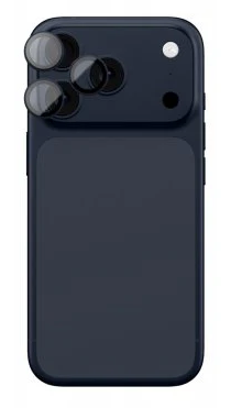 اميزنج - واقي عدسة الكاميرا المتوافق مع iPhone 17 Pro من  باللون الأزرق مع جهاز تطبيق