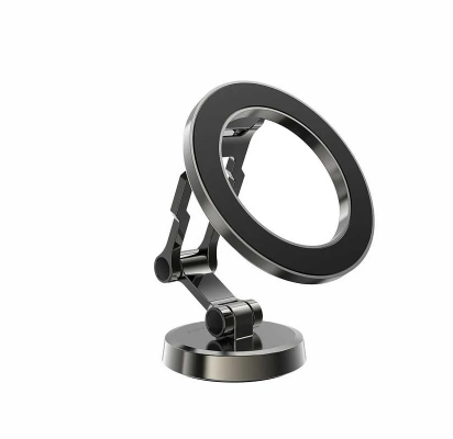 ايس فاست - ستاند جوال D20 قابل للطي في السيارة - رمادي 