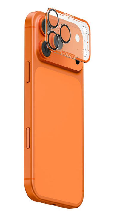 سكينارما - حامي عدسة الكاميرا غير اللامعة من سلسلة ماجما من  iPhone 17 Pro Max برتقالي