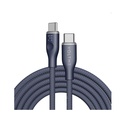 فولتمي كابل  باور لينك رووج مزدوج من النايلون تايب سي تايب سي C 5A / 1.8M (100W) أزرق 