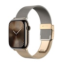 اميزنج - سوار AmazingThing Omni Style Flip لساعة Apple Watch بحجم 49/45/44/42/41/40/38 مم - تيتانيوم وروز جولد 