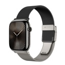 اميزنج - سوار AmazingThing Omni Style Flip لساعة Apple Watch بحجم 49/45/44/42/41/40/38 مم - تيتانيوم وأسود 